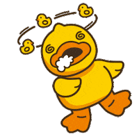 sick emoji Sticker by B.Duck