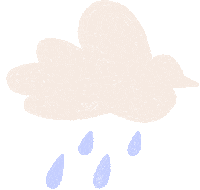 Rain Cloud Sticker by splendorsalvia
