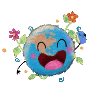 Flowers World Sticker