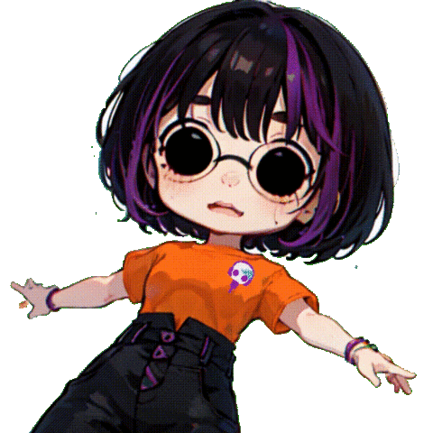 Trouble Komaru Sticker