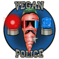 Vegan Sunglasses Sticker