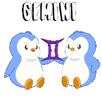 Penguin Twins Sticker by Pudgy Penguins