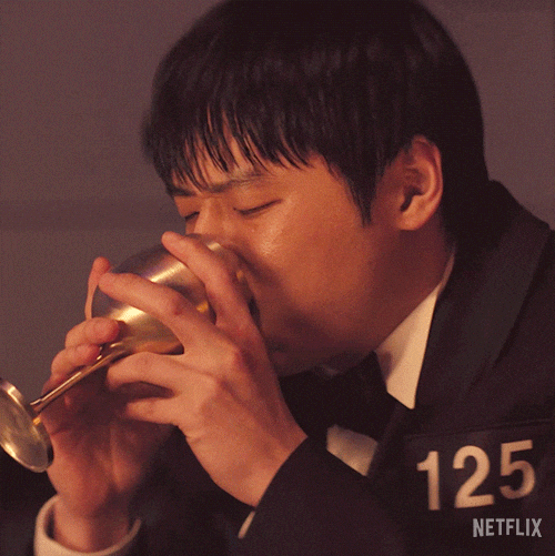Chugging Water Omg GIF by NETFLIX