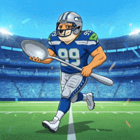 Seattle Seahawks Running GIF by Doge Pound