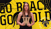 Black And Gold Celebration GIF by Waterloo Warriors