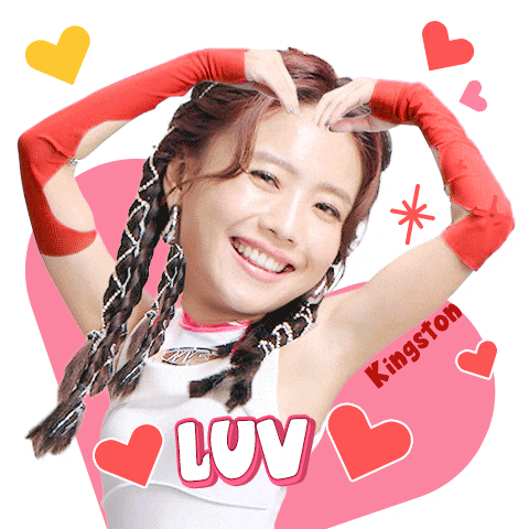 Heart Love Sticker by Kingston Technology