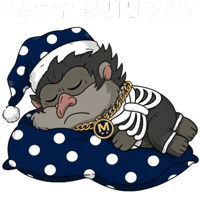Happy Sunday Morning Sticker