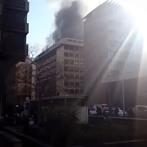 Fire Burns in Gauteng Premier's Office