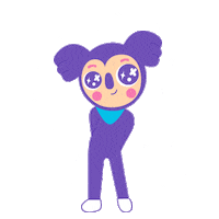 nanaiicl kawaii koala tierno saludmental Sticker