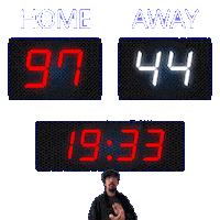 44 Away Sticker
