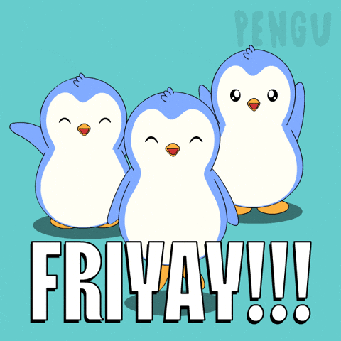 Happy Day Off GIF by Pudgy Penguins