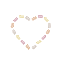 In Love Heart Sticker by Pez International