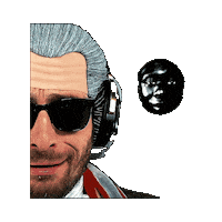 Scared Dark Sticker
