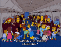 Season 9 Flight GIF by The Simpsons