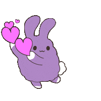 Japan Cute Bunny Sticker by Moriusa