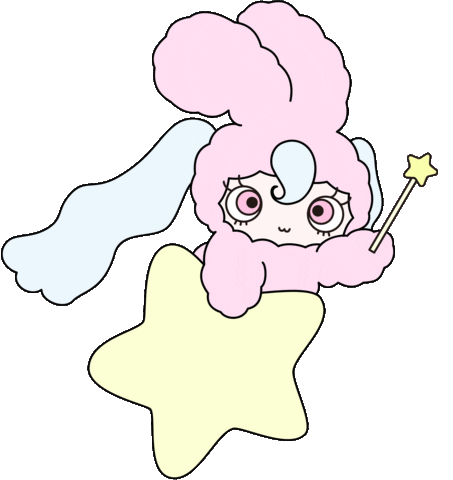 Pink Star Sticker by mineco