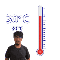 30 Degrees Sticker