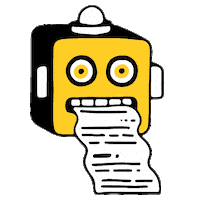 Robot Ai Sticker by ThatsKnorke