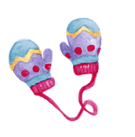 Snow Winter Sticker by Very Wonder