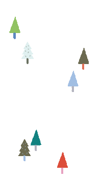 volkovaalyonai forest leaves trees eco Sticker