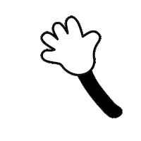 Hand Character Sticker by everibiome