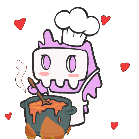 Chef Cooking Sticker by Ghost Boy