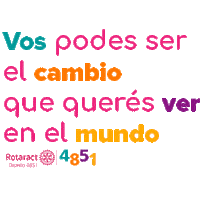rotaractdistrito4851 service reunion rotaract proyecto Sticker