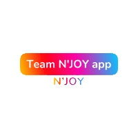Team Enjoy Sticker by njoy app
