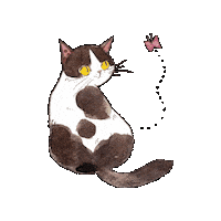 Cat ねこ Sticker