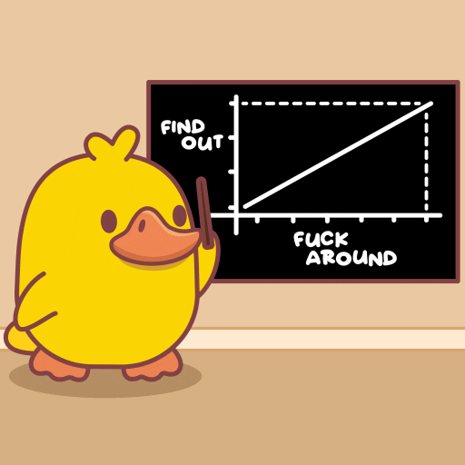 Find Out Teacher GIF by FOMO Duck