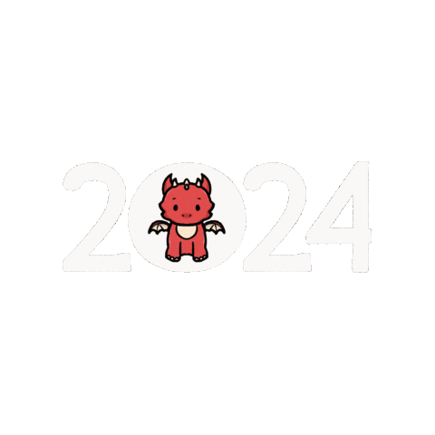 New Year Art Sticker