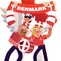 Denmark Qatar2022 Sticker by Manne Nilsson