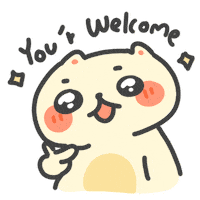 You Are Welcome No Problem Sticker