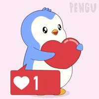 Heart Love GIF by Pudgy Penguins