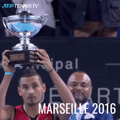 Happy Nick Kyrgios GIF by Tennis TV