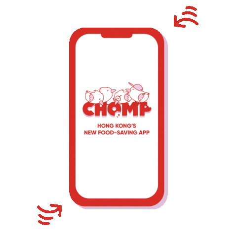 CHOMP-app sustainability ecofriendly zerowaste chomp Sticker