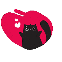 Cat Love Sticker by Yappy Pets