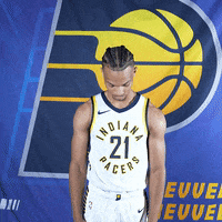 Basketball Look Up GIF by Indiana Pacers