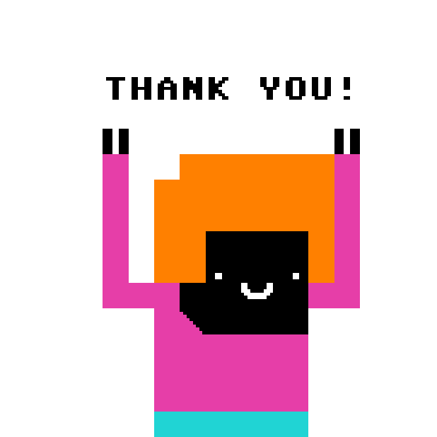 Thank You Sticker by ailadi