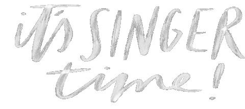 Itssingertime Sticker