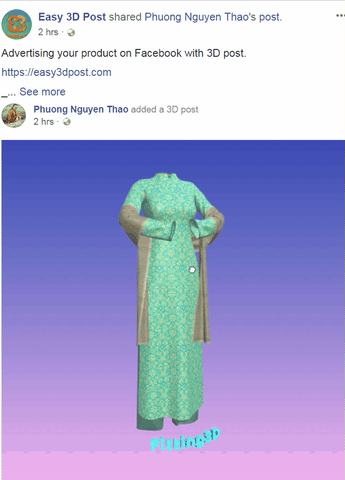 3d facebook GIF
