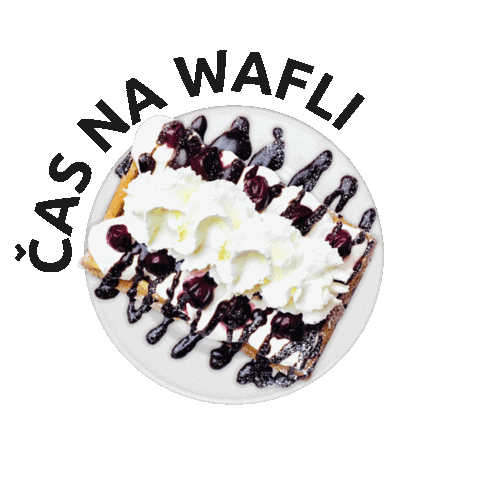 Waffle Sticker by Jana