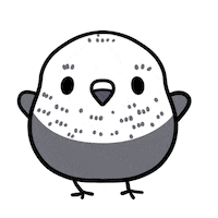 Black And White Happy Dance Sticker