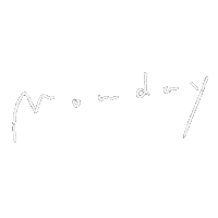 Monday 白 Sticker