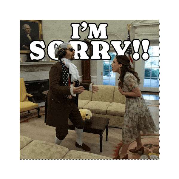Sorry Forgive Me Sticker