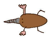 Gahaku Mogura Sticker by graphicube