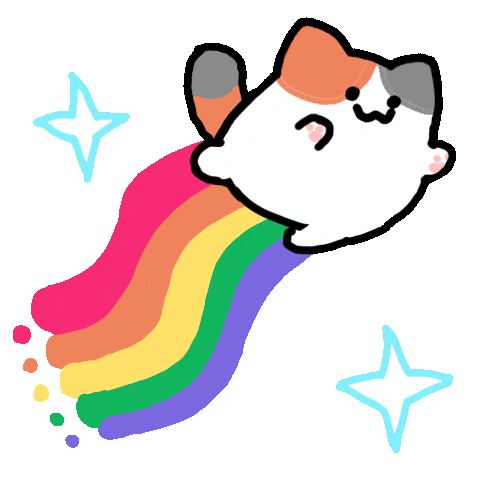 NOLAANi giphyupload cat animation 2d Sticker