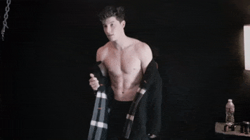 muscle abs shirtless shawn mendes shawn GIF