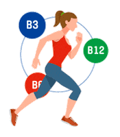 Vitamin B Running Sticker by 100PLUS Singapore