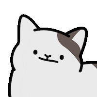 Cat Smile Sticker by Lord Tofu Animation
